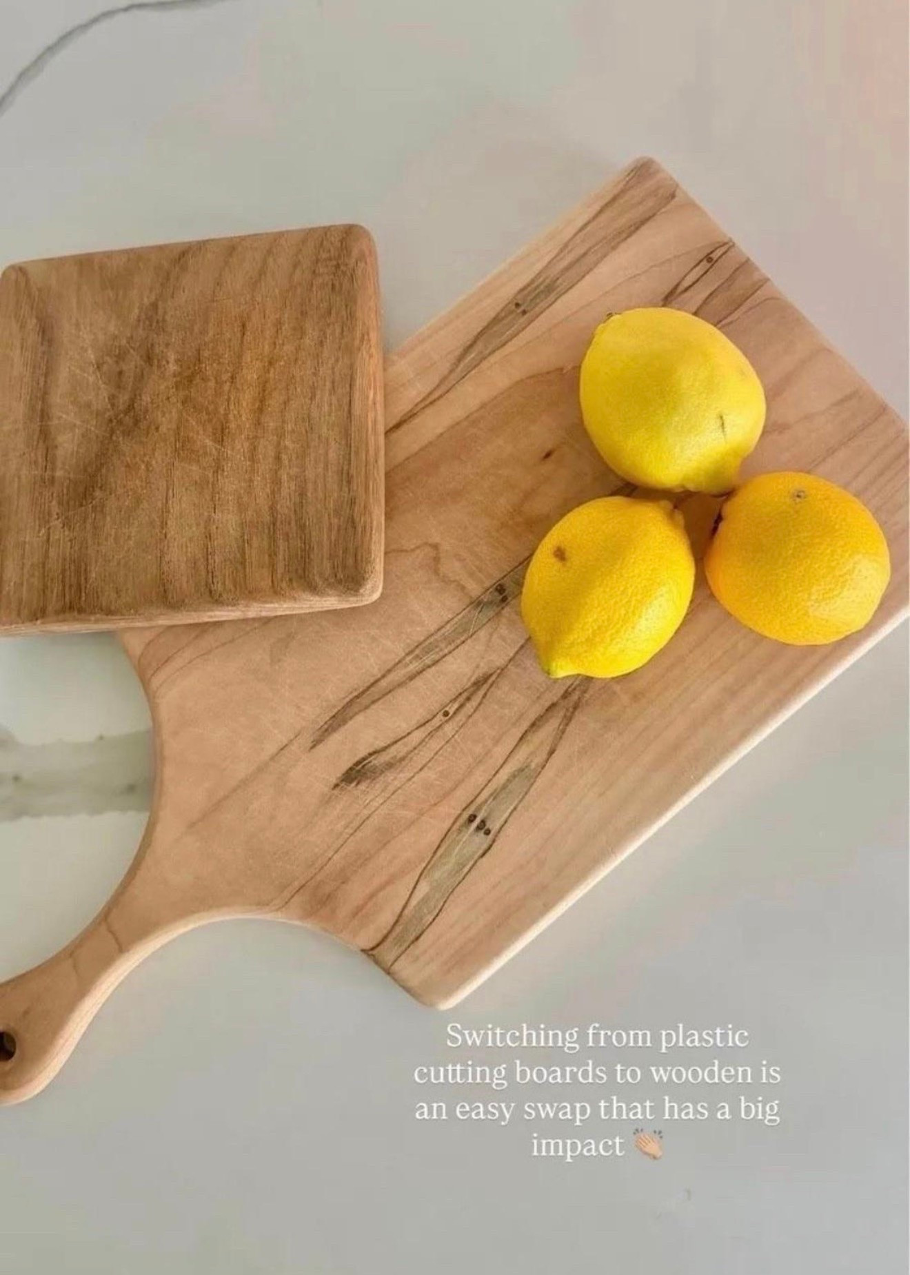 Switching from plastic to wooden cutting boards is such an easy way reduce plastic in your home.

#LTKfoodie #LTKHome