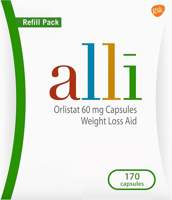 alli Weight Loss Supplement, Orlistat 60 mg Capsules, 170 Count Refill Pack | Amazon (US)