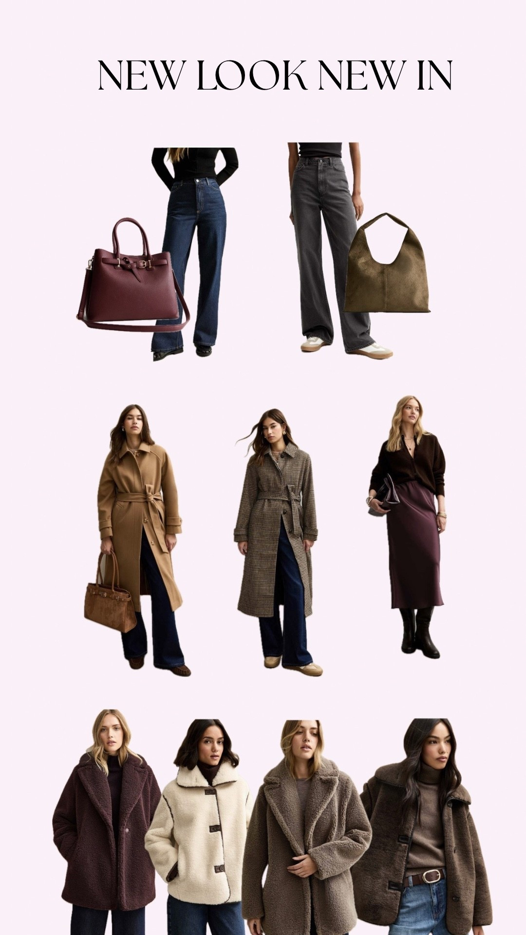 New Look New In 🫶🏼

Use code LTK25 for 25% off new look today and tomorrow 🤍

Autumn outfit, autumn jacket, jeans, autumn coat

#LTKautumn #LTKwinter #LTKuk