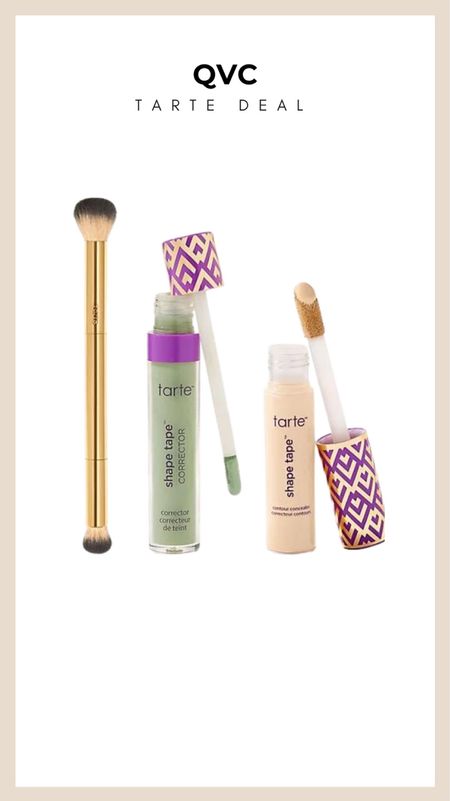 Score the ultimate complexion perfection with this Tarte Shape Tape Redness Color Corrector Complexion Trio! For just $46.98, you'll get this coveted set valued at $93. Plus, there are more Tarte treasures waiting for you to discover. If you're new to QVC, enjoy $10 off your first order over $25 with code NEWQVC10. Don't let this deal slip away! #BeautyDeal #TarteCosmetics #MakeupMustHaves

#LTKSeasonal #LTKbeauty