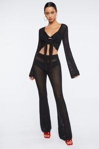 Crochet Swim Cover-Up Flare Pants | Forever 21 (US)