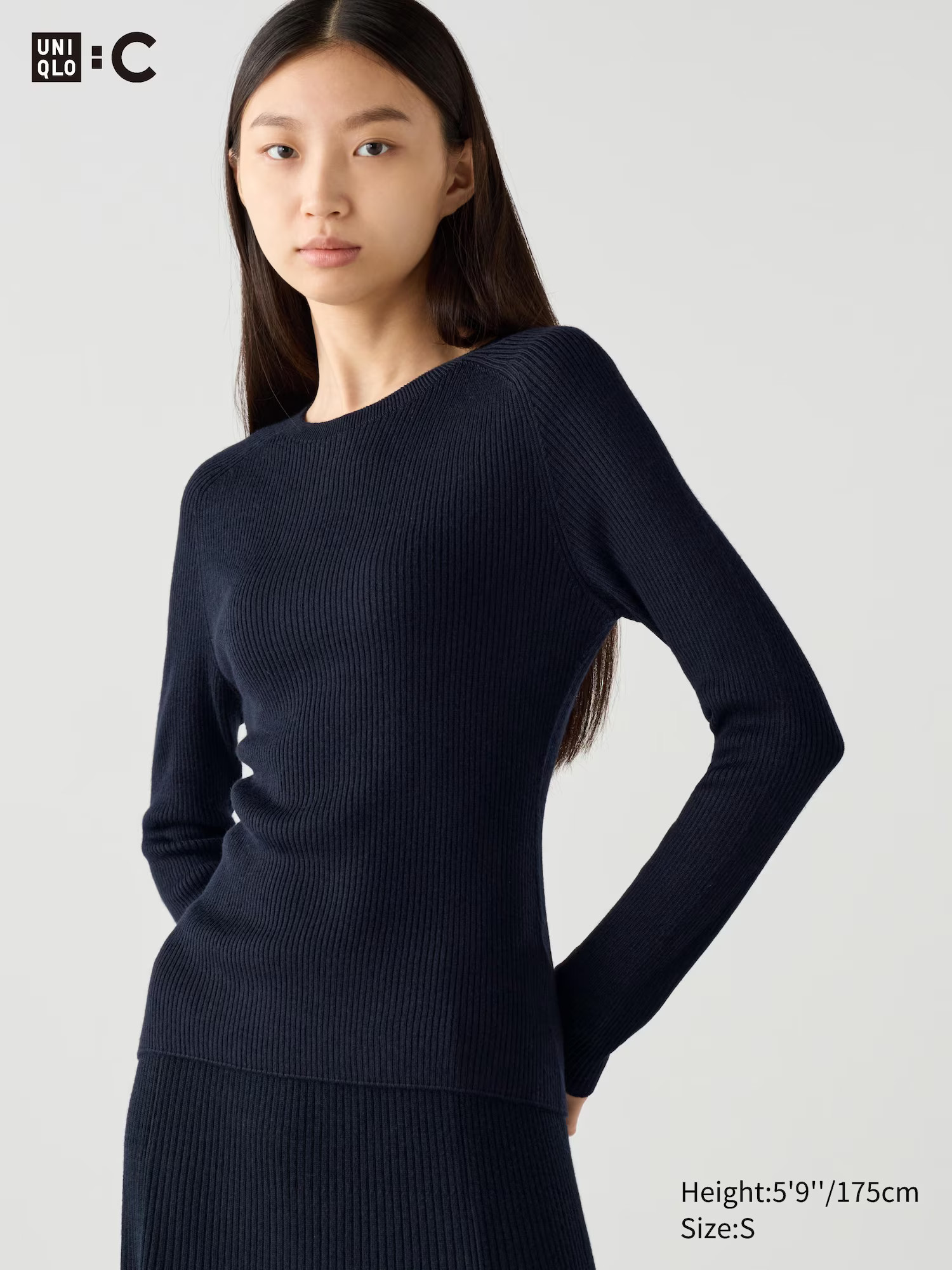 3D Knit Merino Blend Ribbed Sweater | UNIQLO US | UNIQLO (US)