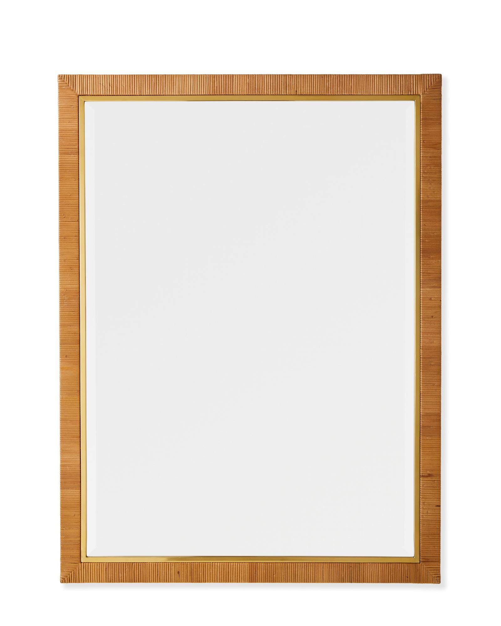 Balboa Rattan Wall Mirror | Serena and Lily