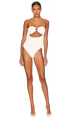 Ruched Bandeau One Piece
                    
                    WeWoreWhat | Revolve Clothing (Global)