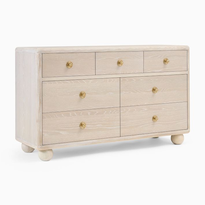 Joseph Altuzarra Sphere Foot 7-Drawer Dresser (56") | West Elm (US)