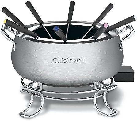 Amazon.com: Cuisinart CFO-3SS Electric Fondue Maker, Brushed Stainless, 6.12" x 10.50" x 7.00" : ... | Amazon (US)