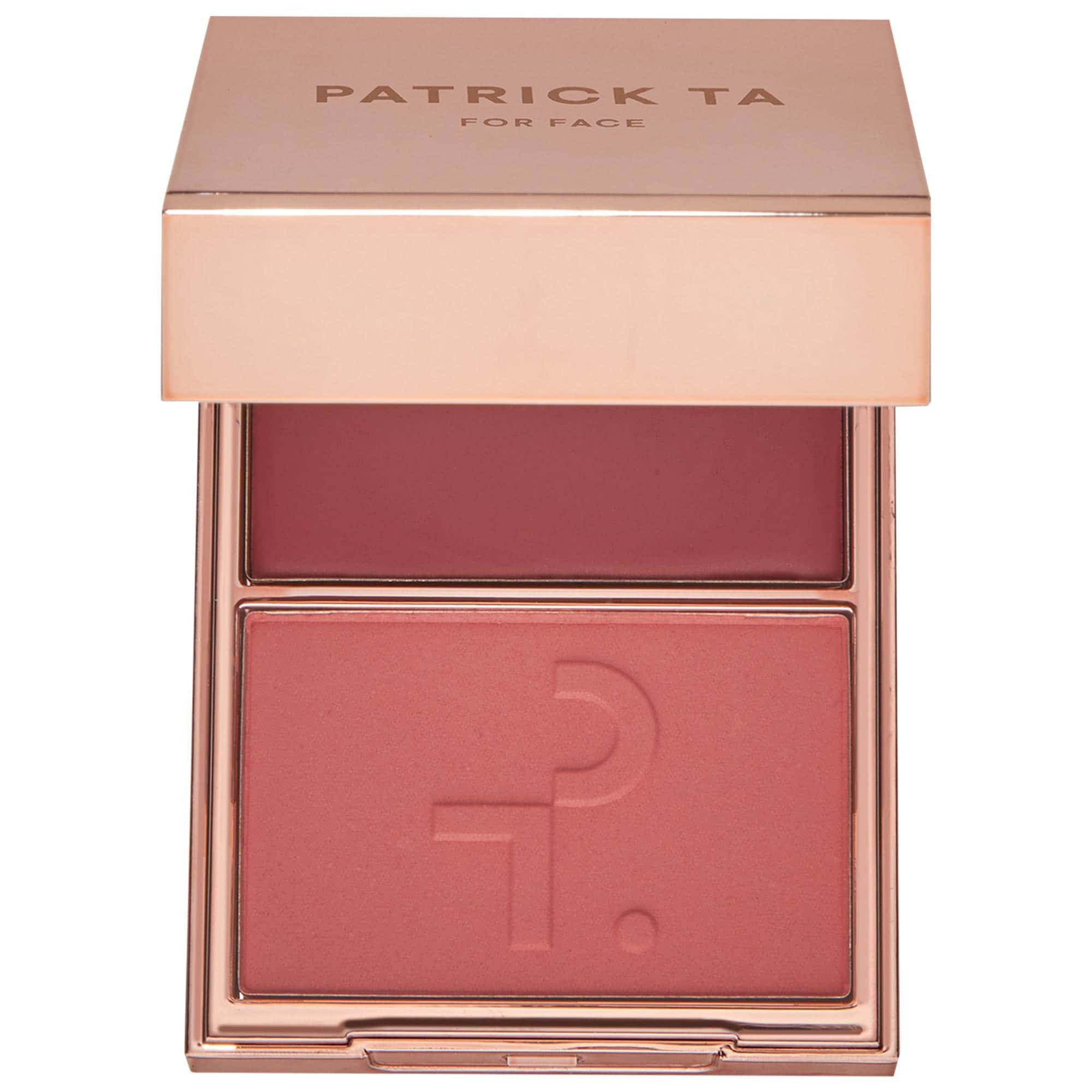 PATRICK TA Major Headlines Double-Take Crème & Powder Blush Duo She's Flushed 0.17 oz crème and 0.17 oz powder/5 g crème and 5 g powder | Sephora (US)