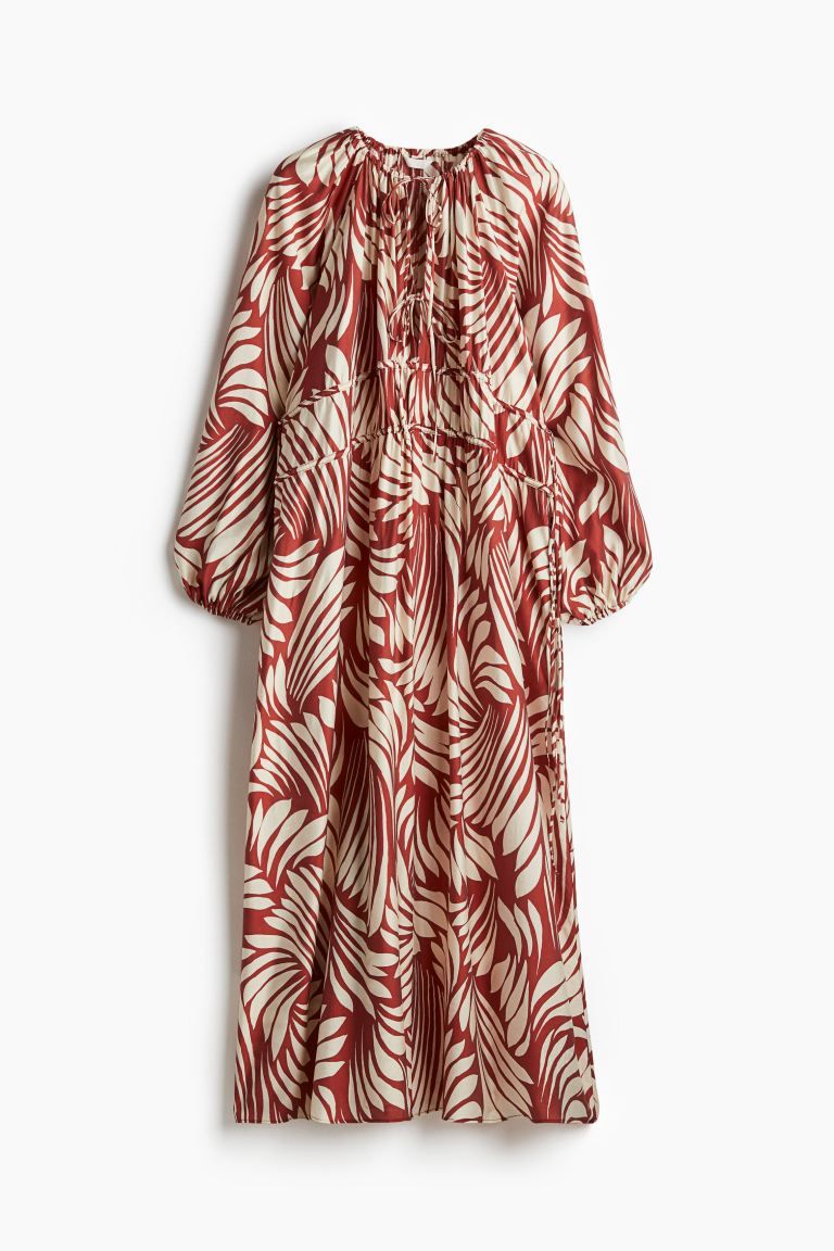Oversized Drawstring-detail Dress | H&M (US + CA)