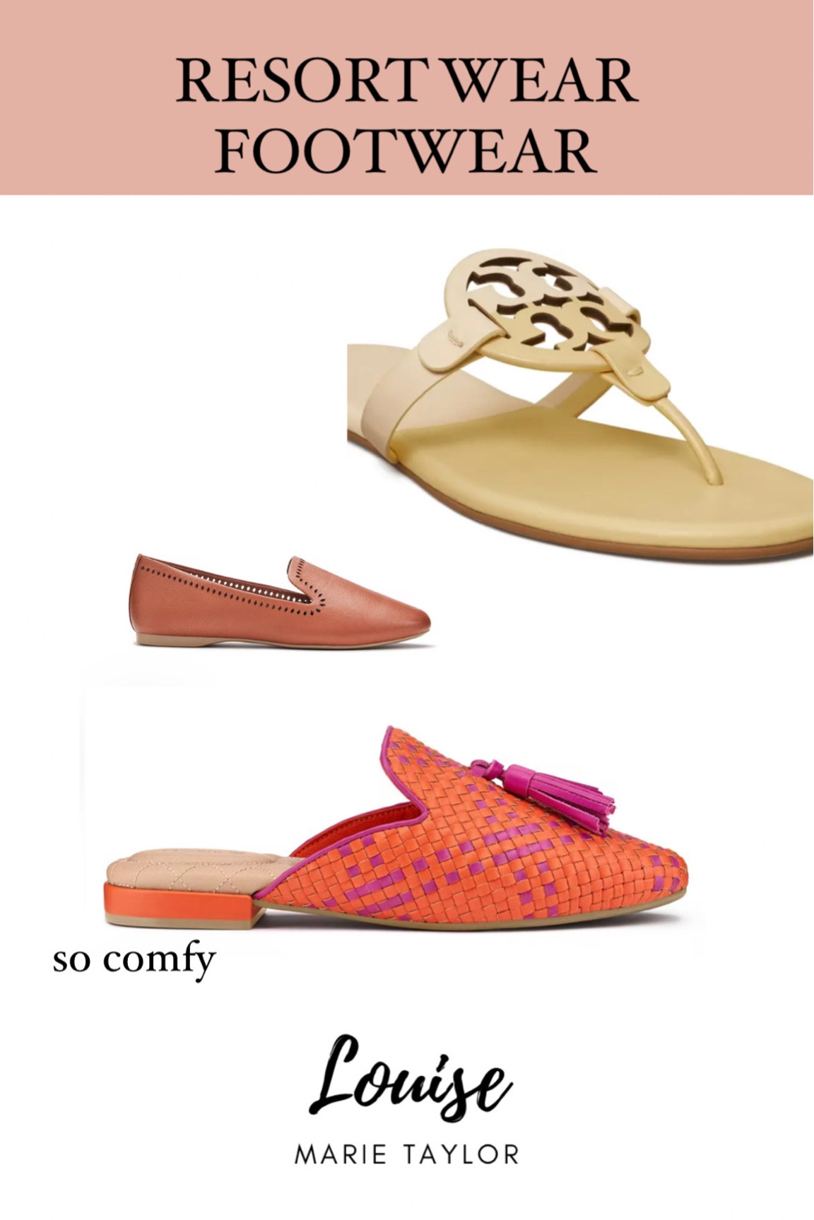 Resort Wear footwear. Check out these 3 great options for your next vacation. Love the pop of orange 🍊 on the slides. 

#LTKtravel #LTKFind #LTKSeasonal