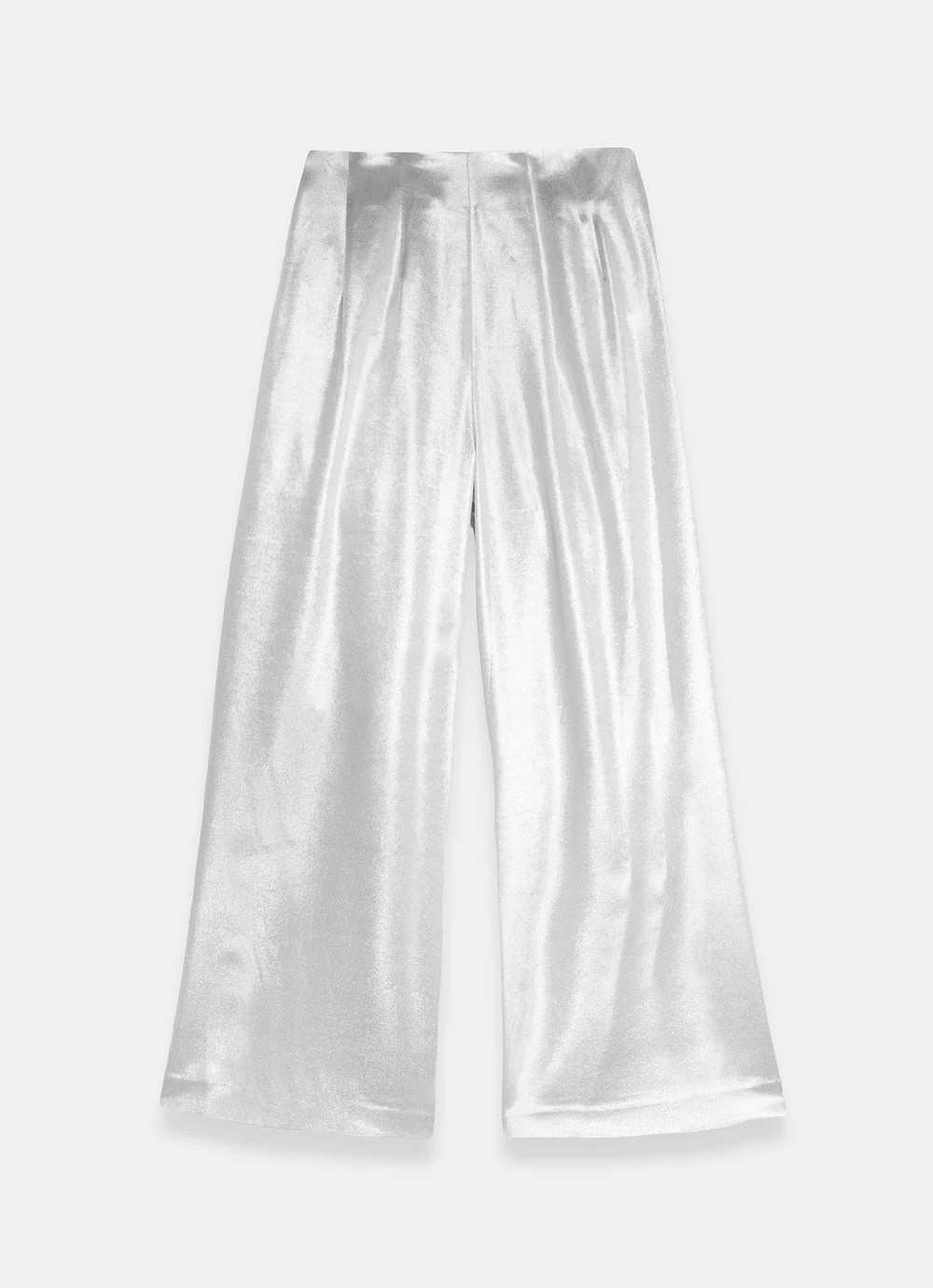 Metallic Wide Leg Trousers | Mint Velvet