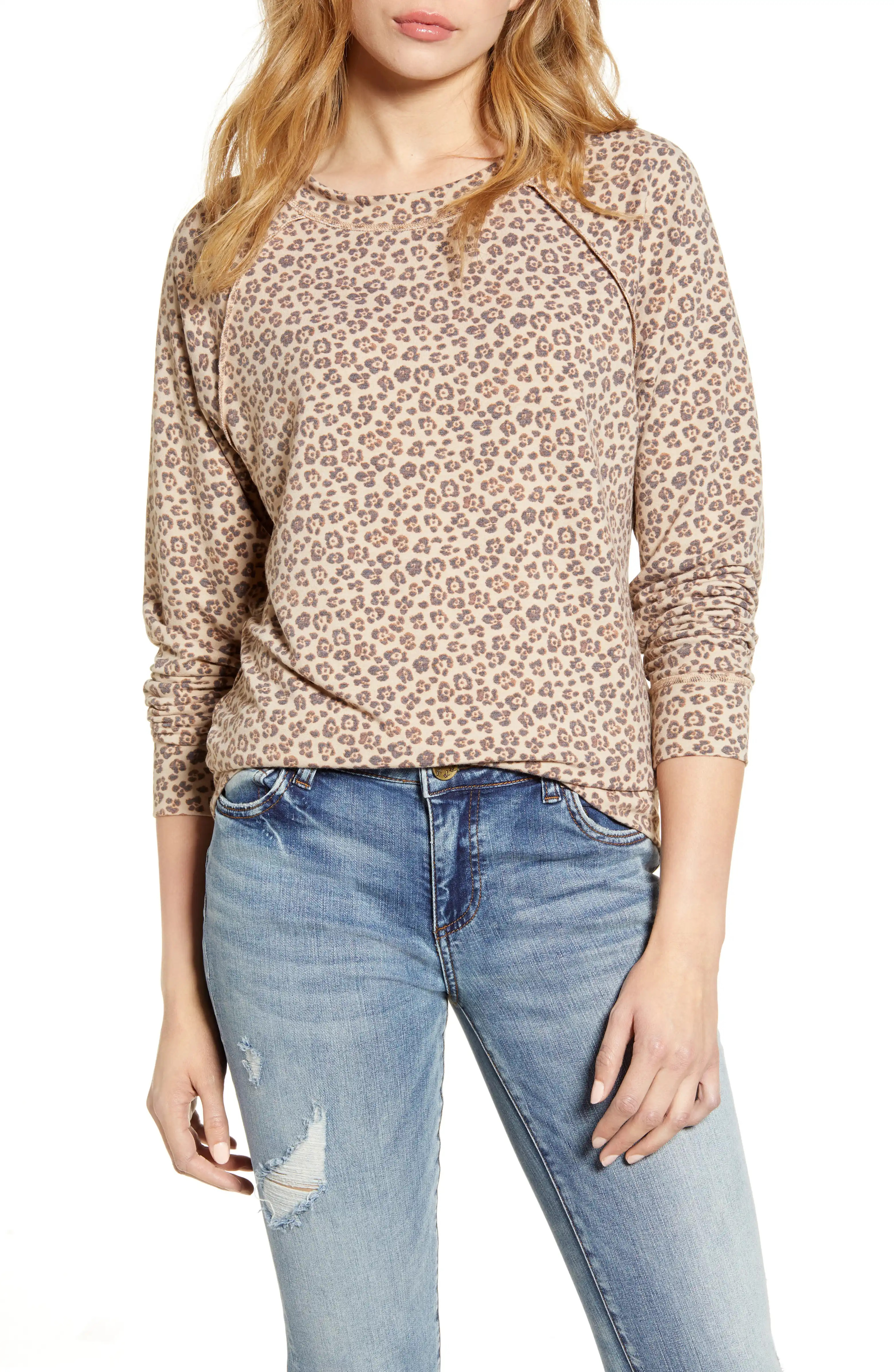 Cozy Print Sweatshirt | Nordstrom