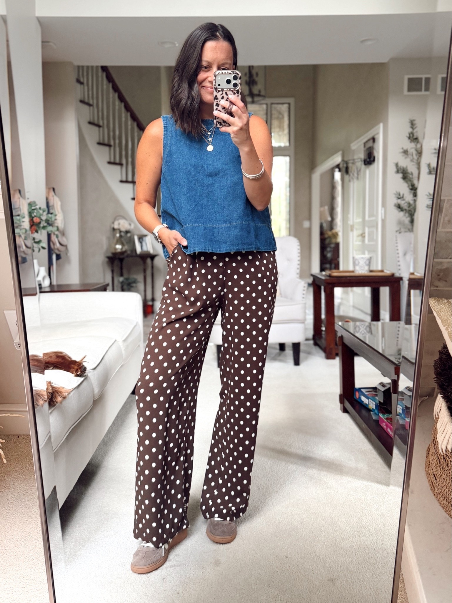 Teacher outfit or fall outfit idea! Pants and top run true to size.

#LTKootd #LTKmomlife #LTKOver40