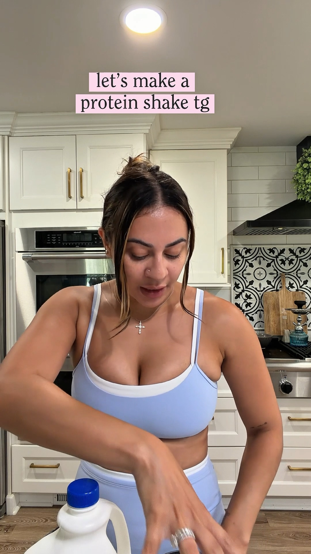 Simple and easy protein shake I make myself after the gym. Tried a new Ballerina Farms protein and it’s soo good! No chalky, protein after taste which I love.

#LTKfitnessgoals #LTKmomlife #LTKActive