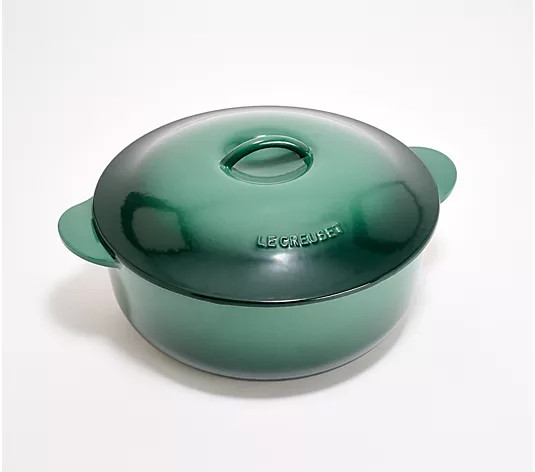 Le Creuset Heritage 4-qt Enameled Cast Iron Round Oven w/ Lid - QVC.com | QVC