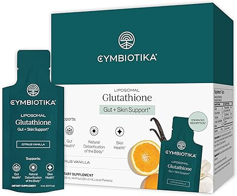 CYMBIOTIKA Liposomal Glutathione Supplement – PQQ, CoQ10 & Antioxidants for Detox, Brain, Energ... | Amazon (US)