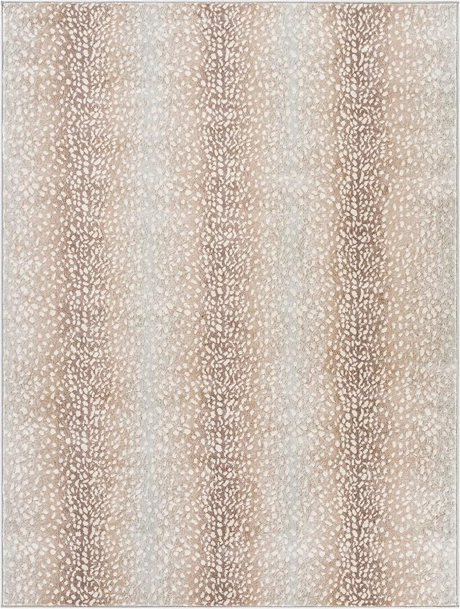 Livabliss Pablo Antelope Print Area Rug,5'3" x 7'1",Camel/Light Gray | Amazon (US)