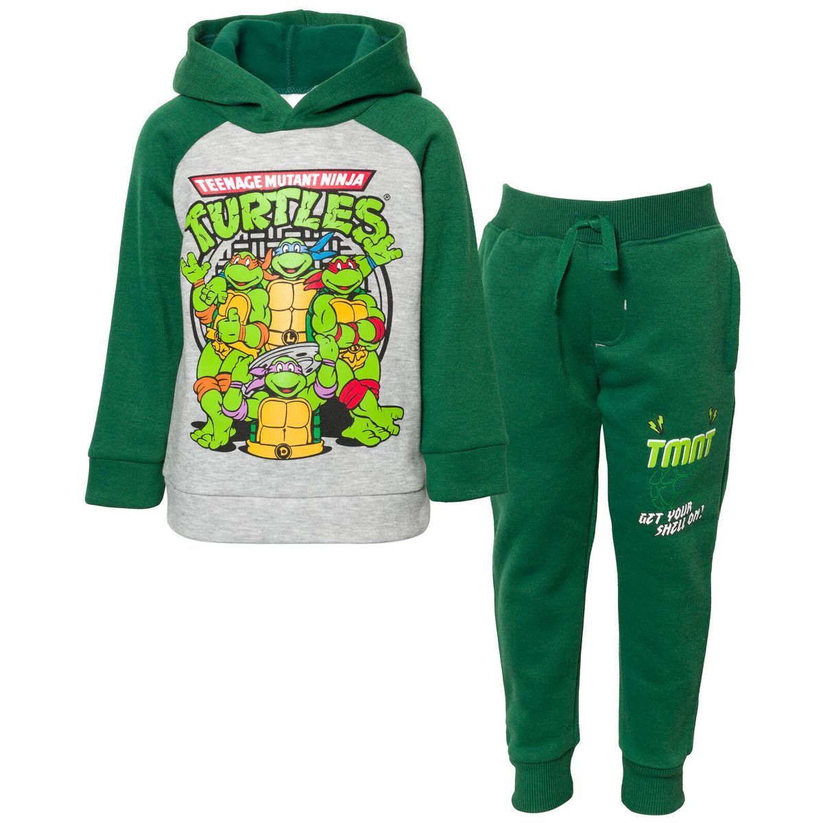 Teenage Mutant Ninja Turtles Michelangelo Leonardo Raphael Fleece Pullover Hoodie and Pants Outfi... | Target