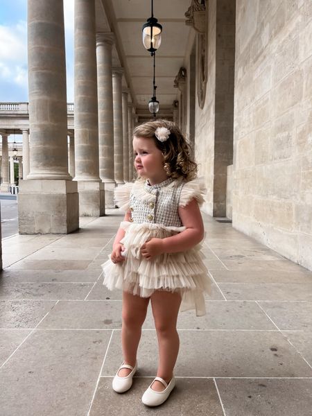 Little girl outfit, white dress, tulle dress, birthday dress, France, vacation, ballet flats

#LTKkids #LTKtravel #LTKeurope