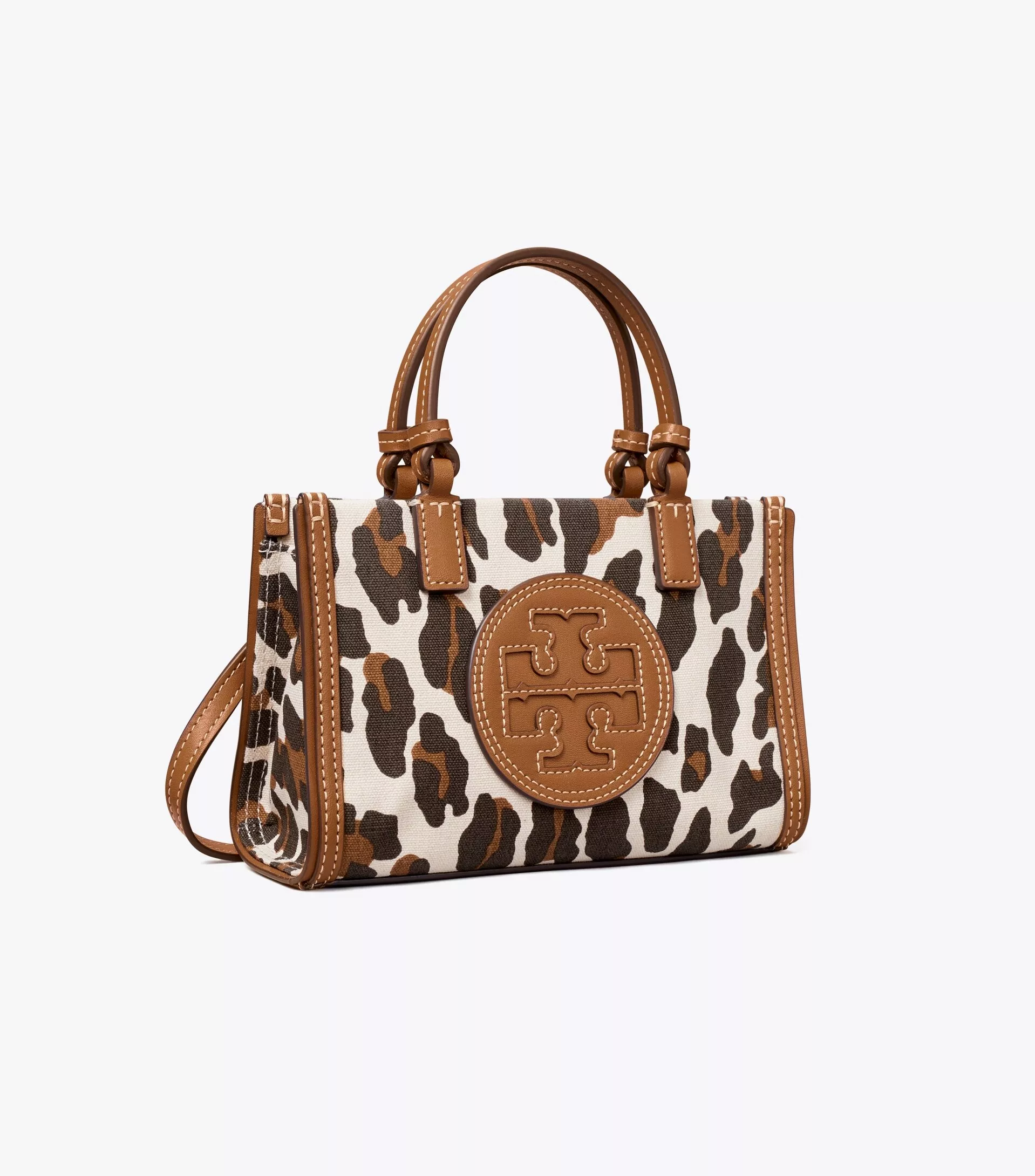 Tory burch leopard clearance tote