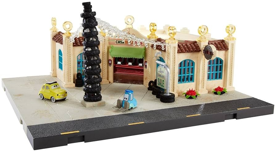 Disney Pixar Cars Precision Series Luigi's Casa Della Tires Playset | Amazon (US)