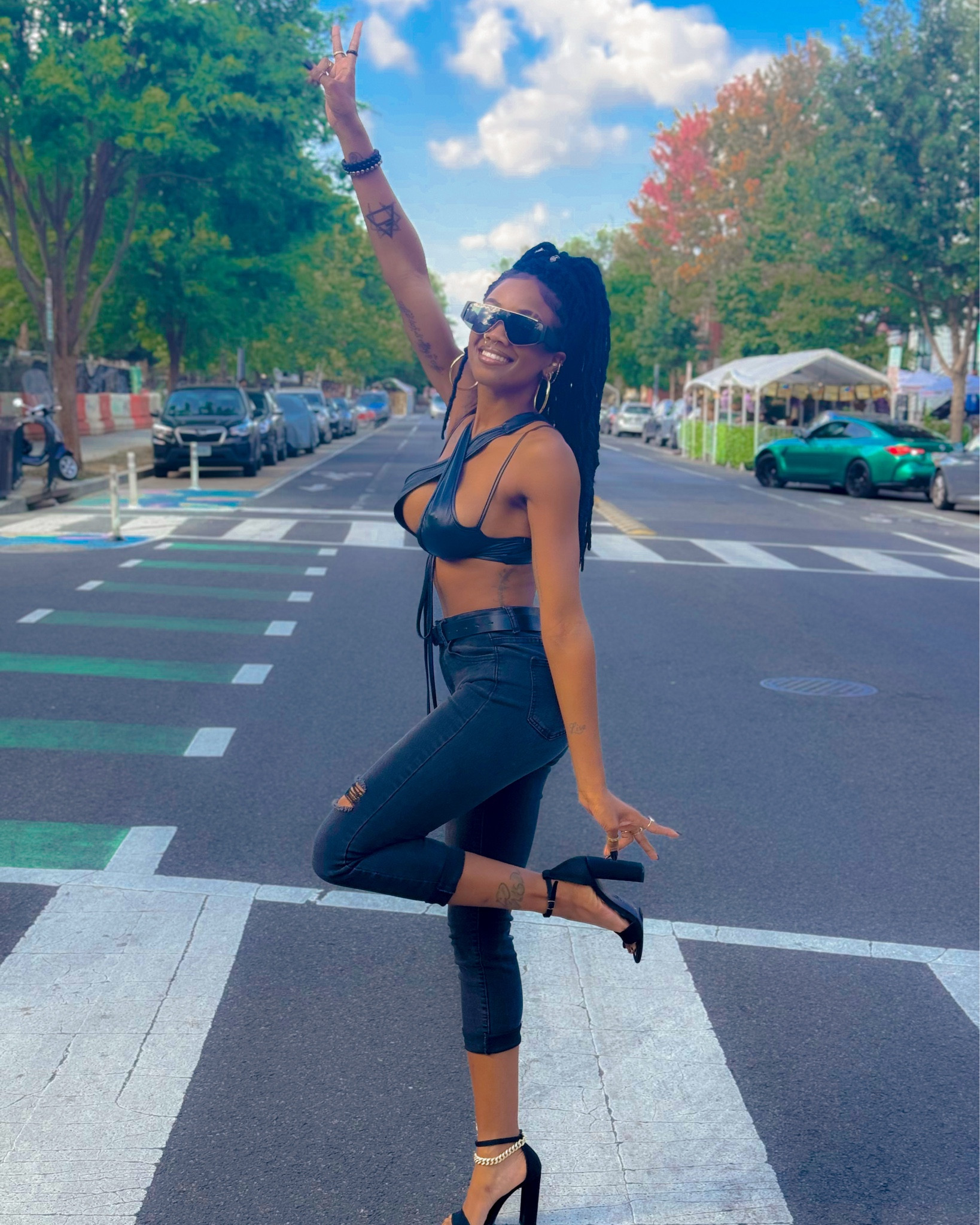 I love finding new and fun ways to style myself in all black.

This look was more flirty and fun with a touch of edgy.✨


#LTKStyleTip #LTKFindsUnder100 #LTKFindsUnder50