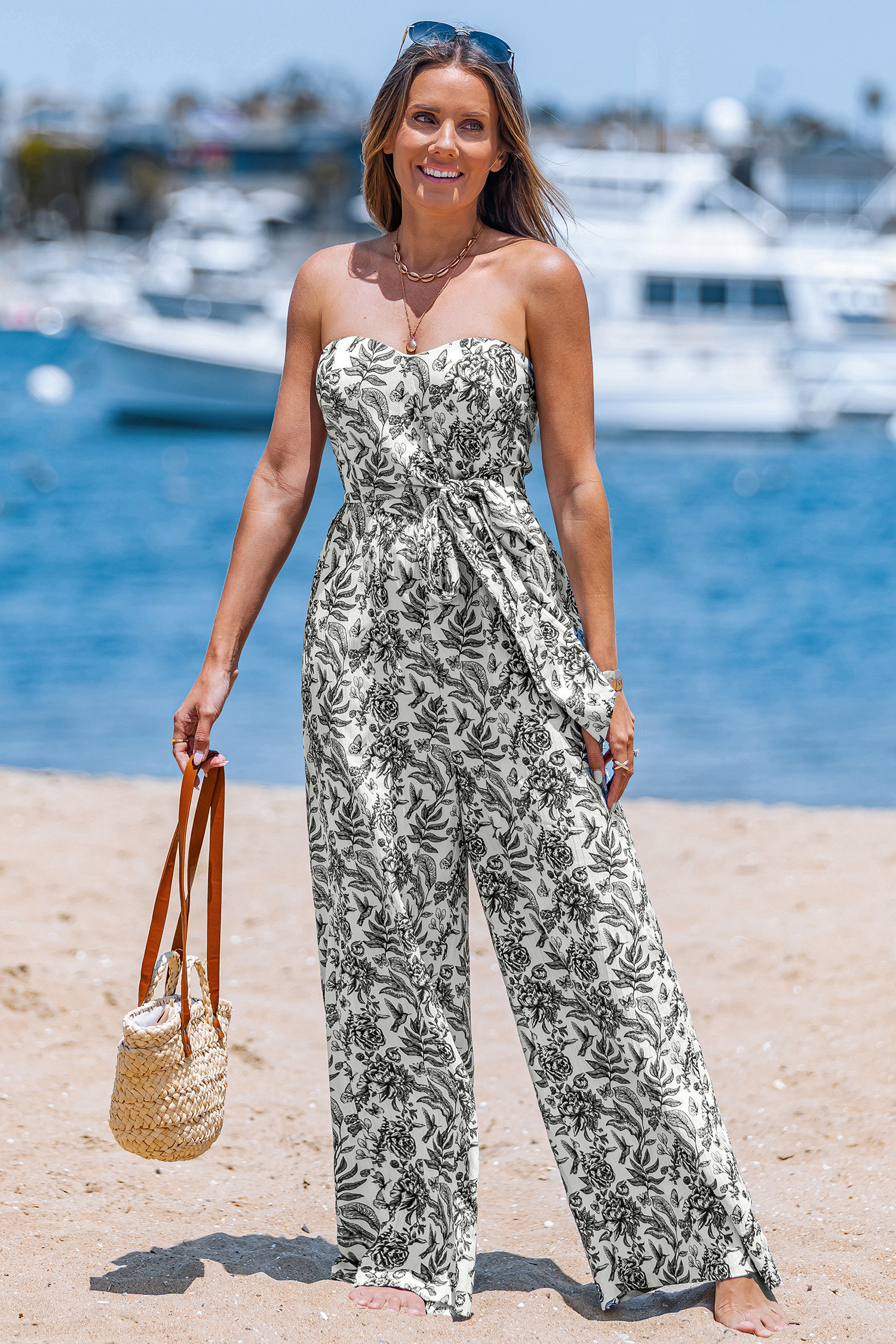 NewNoir Enchantment Floral Jumpsuit | Cupshe US