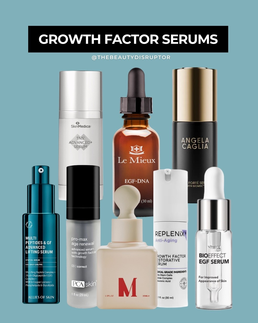 Looking for the fountain of youth in a bottle? Well here are the best growth factor serums that deliver real results.

EGF serums are known for their anti-aging benefits and ability to turn back the hands of time. If you want to firm, tighten, lift your skin, and smooth those fine lines and wrinkles, then try a growth factor serum. It’s the ultimate anti-aging serum. 

#antiaging #skincare #serums  #finelines #wrinkles

#LTKBeauty #LTKOver40 #LTKselfcare