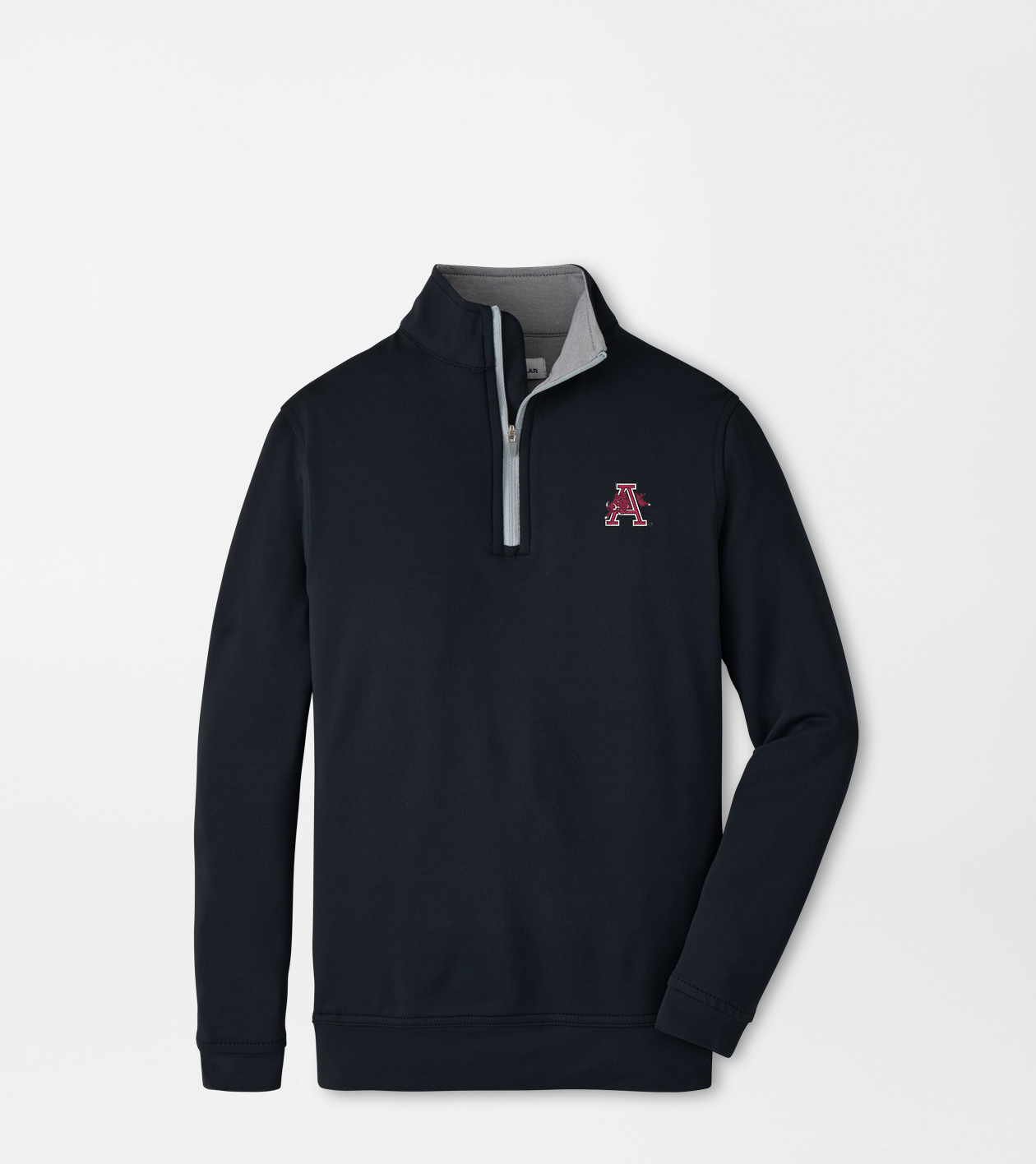 Arkansas Vault Perth Youth Performance Quarter-Zip | Peter Millar