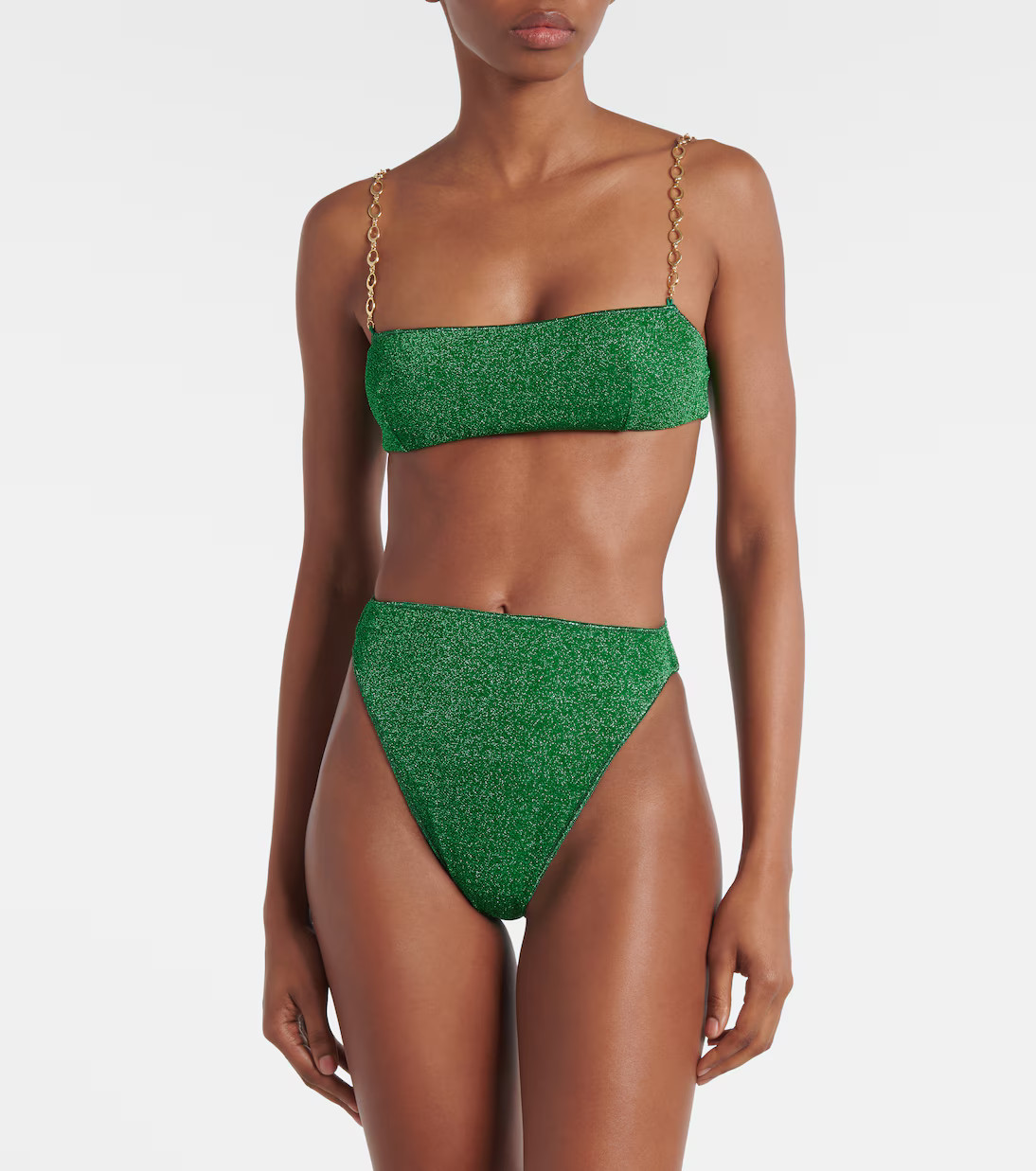 Lumière O Chain lamé bikini | Mytheresa (US/CA)