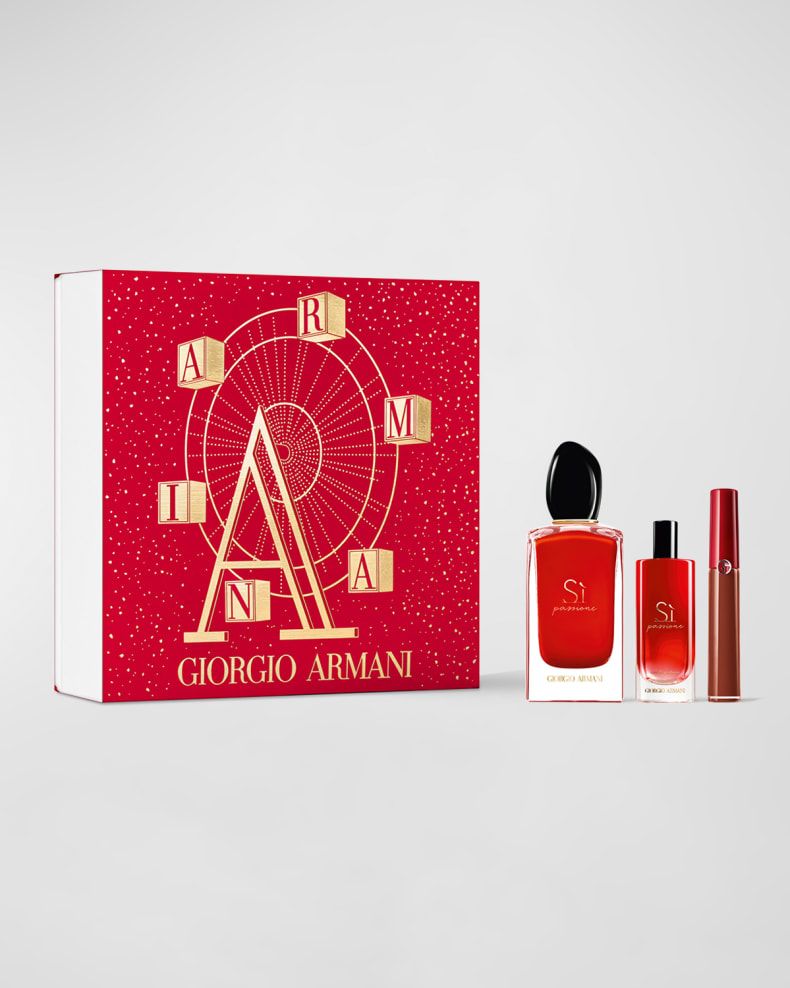 ARMANI beauty Si Passione Eau de Parfum Women's Fragrance + Lip Holiday Gift Set | Neiman Marcus