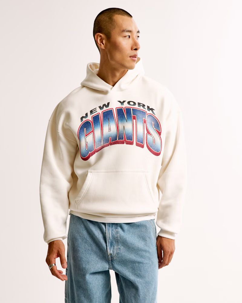 New York Giants Graphic Popover Hoodie | Abercrombie & Fitch (US)