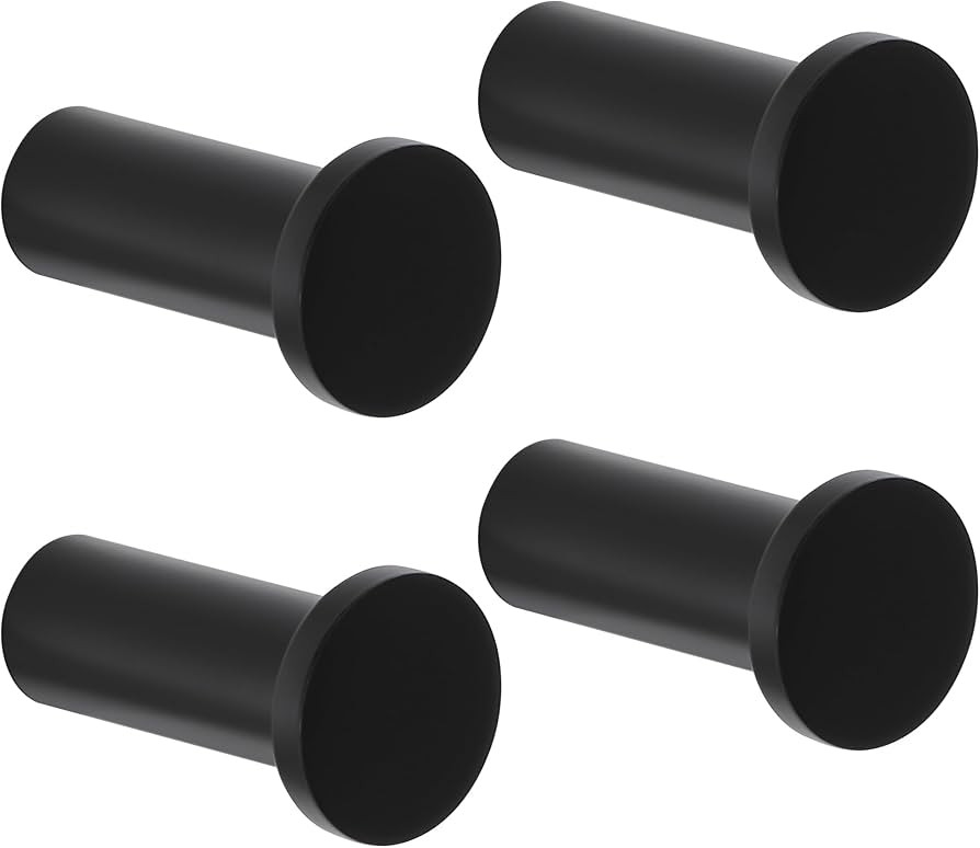 SAYAYO Modern Black Coat Hooks Wall Mounted, Towel Hooks for Bathrooms Robe Hooks, Heavy Duty Wal... | Amazon (US)