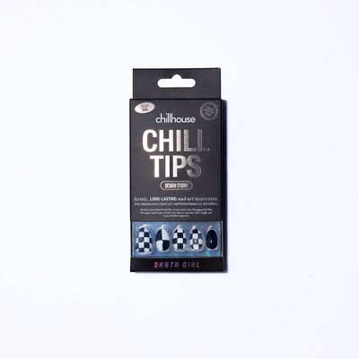 Chillhouse Chill Tips Press-On Nail Set - Design Studio - SK8TR GRL - 24ct | Target