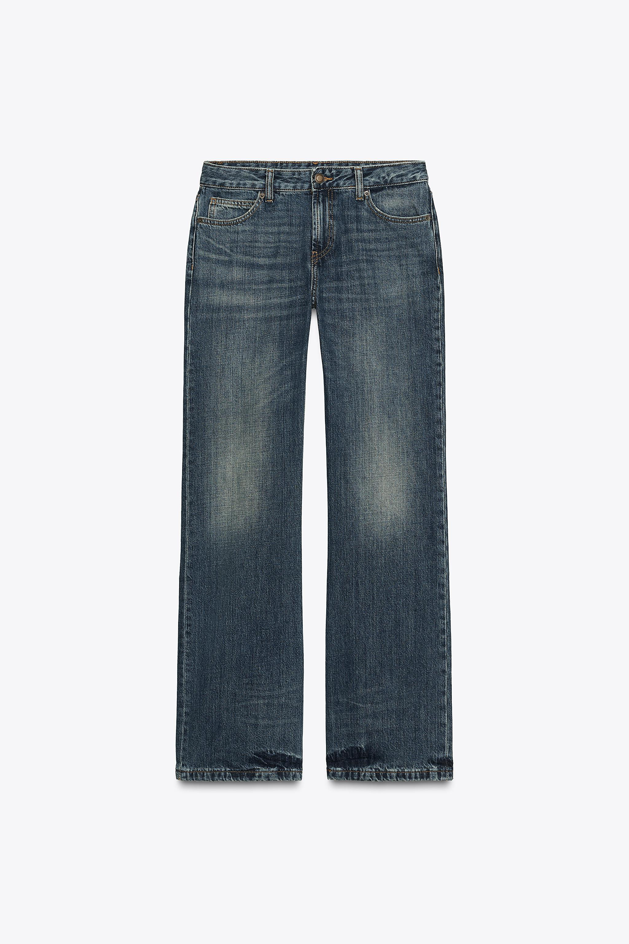 ZW COLLECTION LOW RISE BOOTCUT JEANS | Zara US