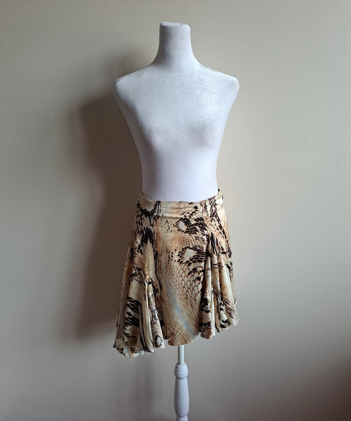 Roberto Cavalli Just Cavalli Silk Animal Print Asymmetrical Skirt Size 38 / XS | eBay | eBay US
