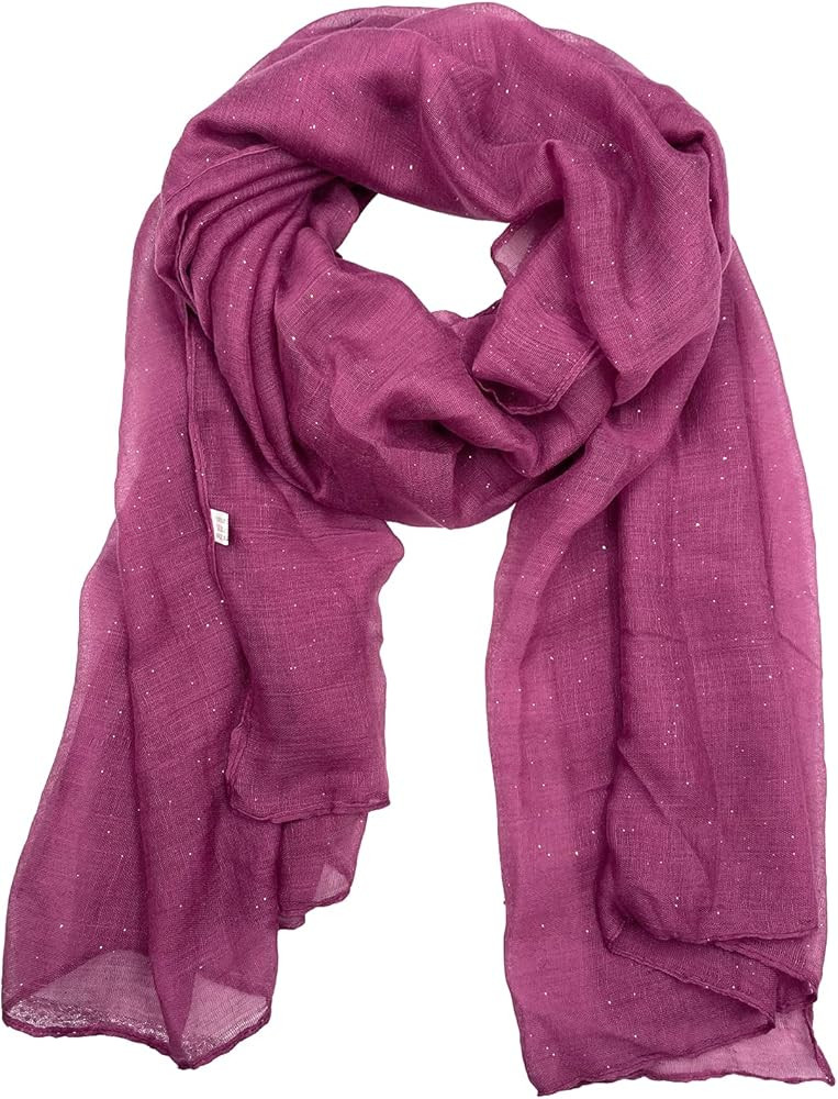 Woogwin Women's Cotton Scarves Lady Light Soft Fashion Solid Scarf Wrap Shawl | Amazon (US)