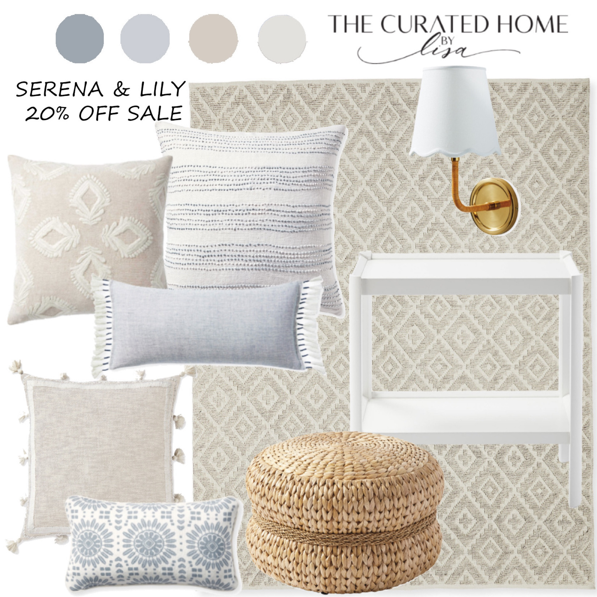 Serena & Lily sale… 20% off EVERYTHING! Loving pale blue paired with natural tones for a soft coastal look
#serenaandlily 


#LTKhome #LTKSale #LTKsalealert