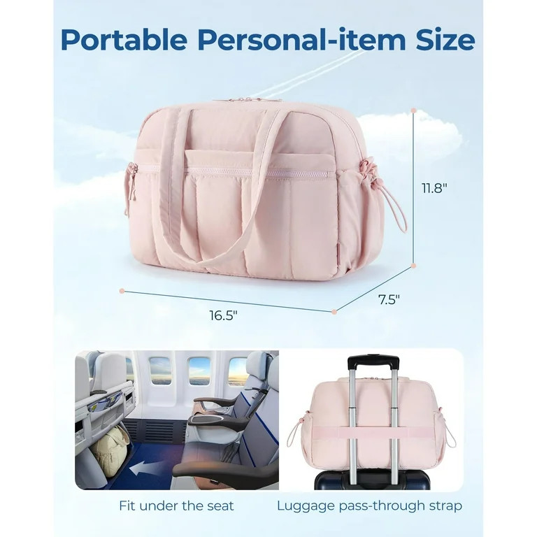 BAGSMART Travel Duffel Bag, Gym Bag for Women with Wet Pocket, Carry on Weekender Bags for Women,... | Walmart (US)