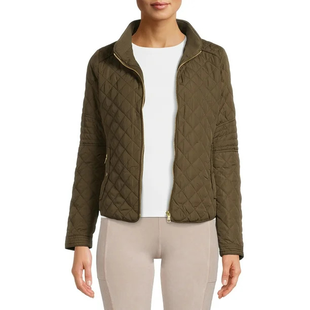 Love Tree Juniors' Quilted Barn Jacket - Walmart.com | Walmart (US)