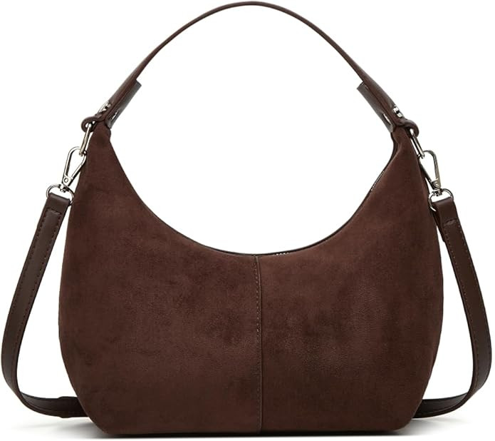 Slouchy Suede Shoulder Bags For Women Retro Crossbody Bag Tote Bag Satchel Bag Winter Work Purses... | Amazon (US)