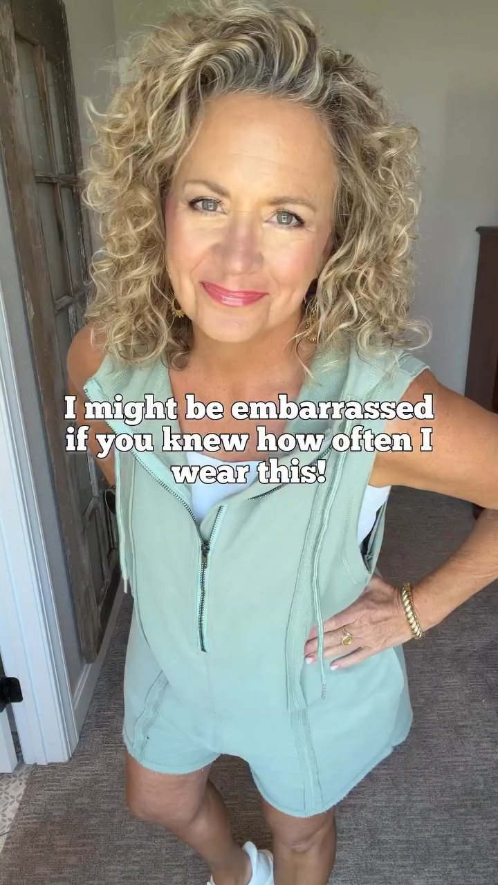 I might be a little embarrassed if you knew how often I wore this. 😂

This romper has been on repeat all summer—grocery store runs more times than I can count, casual shopping days, coffee runs, and even thrown on as a swim cover-up.

Even at 61, I want to be comfortable—but I still want to feel cute and pulled together. This gives me both without having to think too hard about what to wear.

I loved it enough to grab it in three colors… and honestly, I have no regrets. 😉

#amazonaffiliate #agelessconfidence #summerromper

#LTKgrwm #LTKootd #LTKdayinmylife