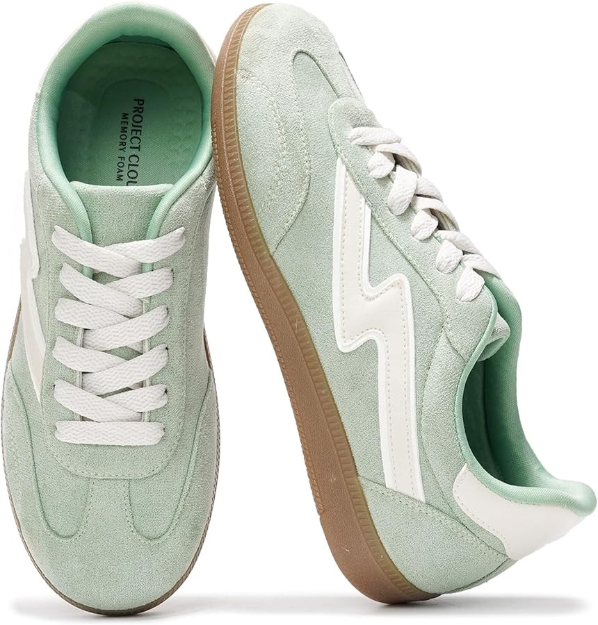 Project Cloud Sneakers for Women - Lace-up Shoes for Women Trendy Women Sneakers, Memory Foam Wom... | Amazon (US)