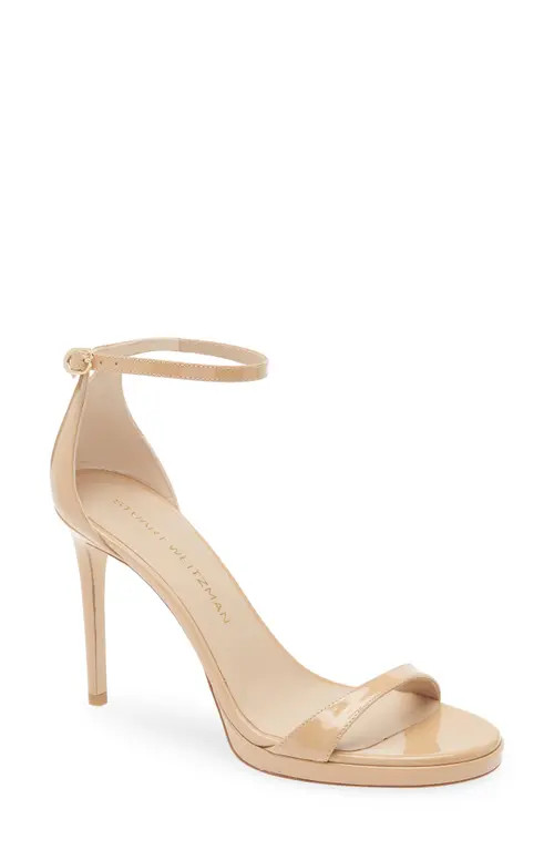 Stuart Weitzman Nudist Platform Sandal in Adobe at Nordstrom, Size 8 | Nordstrom