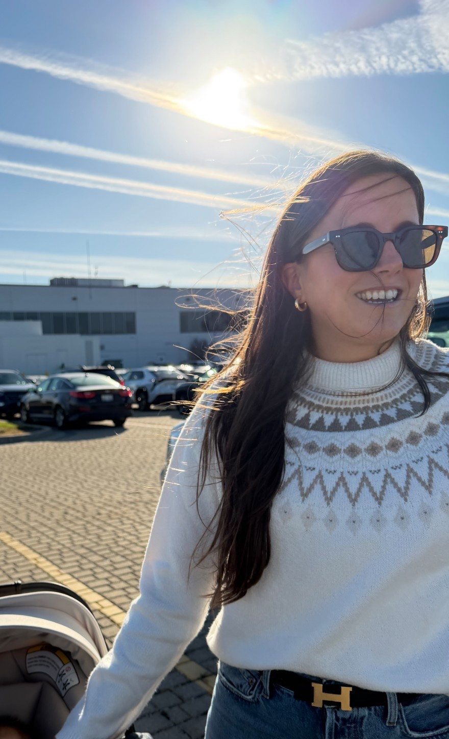 Loving this sweater for holiday events!