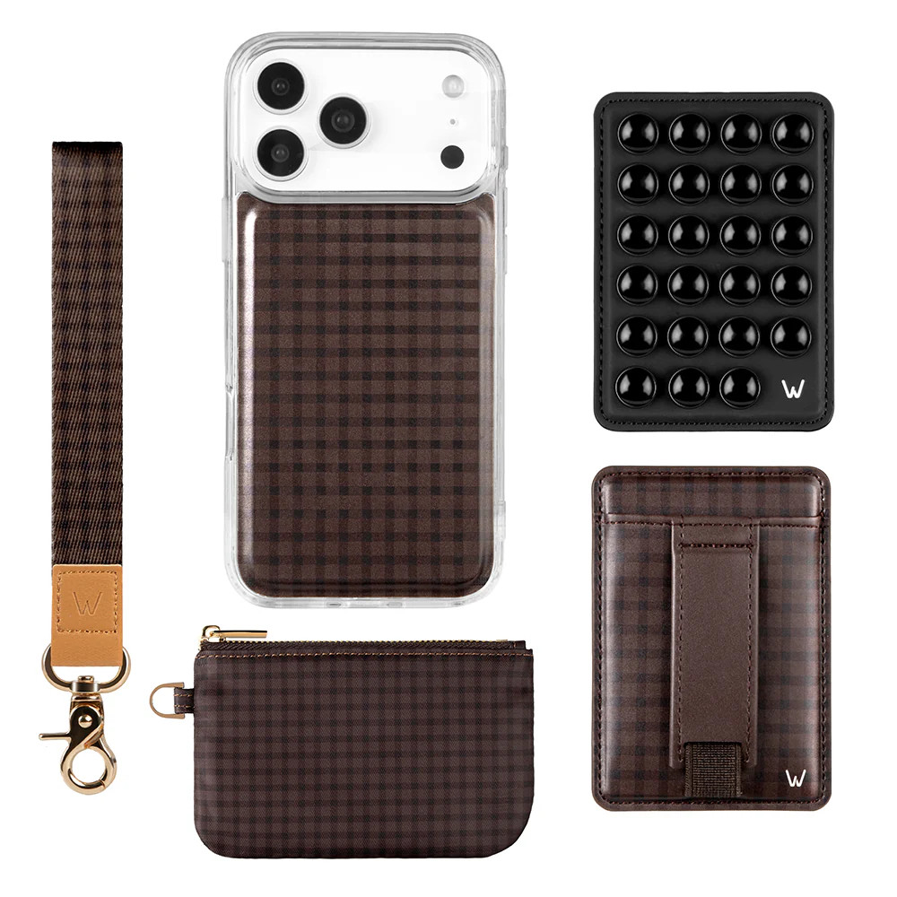 Cafe Gingham Walli Pop Bundle | Walli Cases