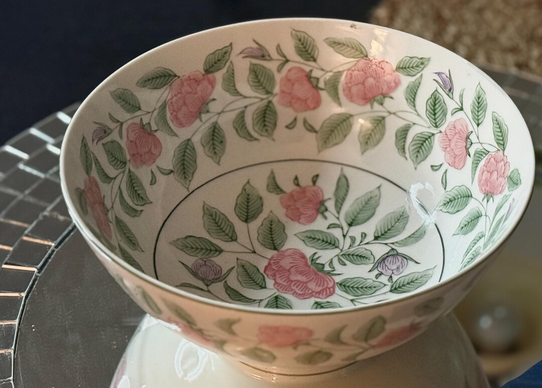 Hand Painted Windsor with the Flower Bowl By Andrea | Etsy (US)