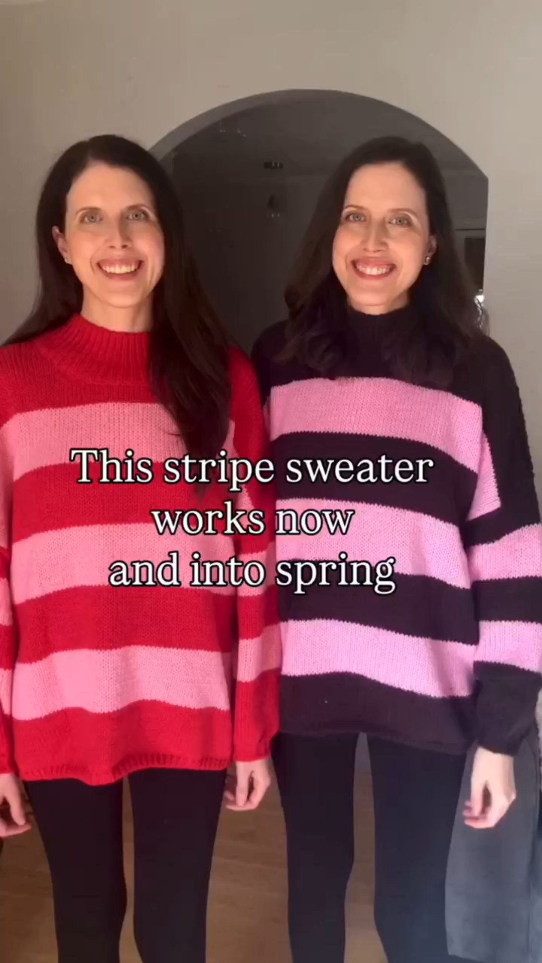 This oversized stripe sweater works now and into spring🩷

The red and pink stripe sweater is perfect for Valentine’s Day! 
The lilac and dark purple is perfect for spring 

Amazon stripe sweater 

#LTKootd #LTKFindsUnder50 #LTKSeasonal