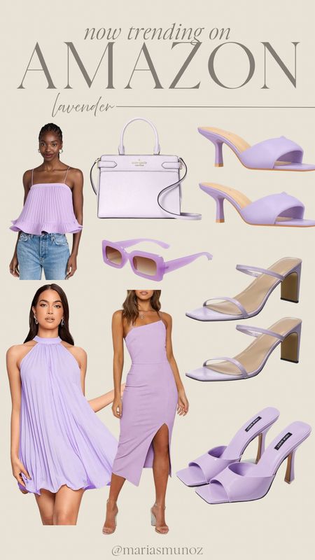 Now trending on Amazon… lavender.  Love this pretty feminine color for spring. 

Amazon fashion // Amazon style // Amazon dress // Easter // Spring style // Amazon heels // Amazon shoes // Amazon finds // Amazon tops // Amazon sunglasses // Amazon spring dress // Amazon outfit 

#LTKshoecrush #LTKSeasonal #LTKFind