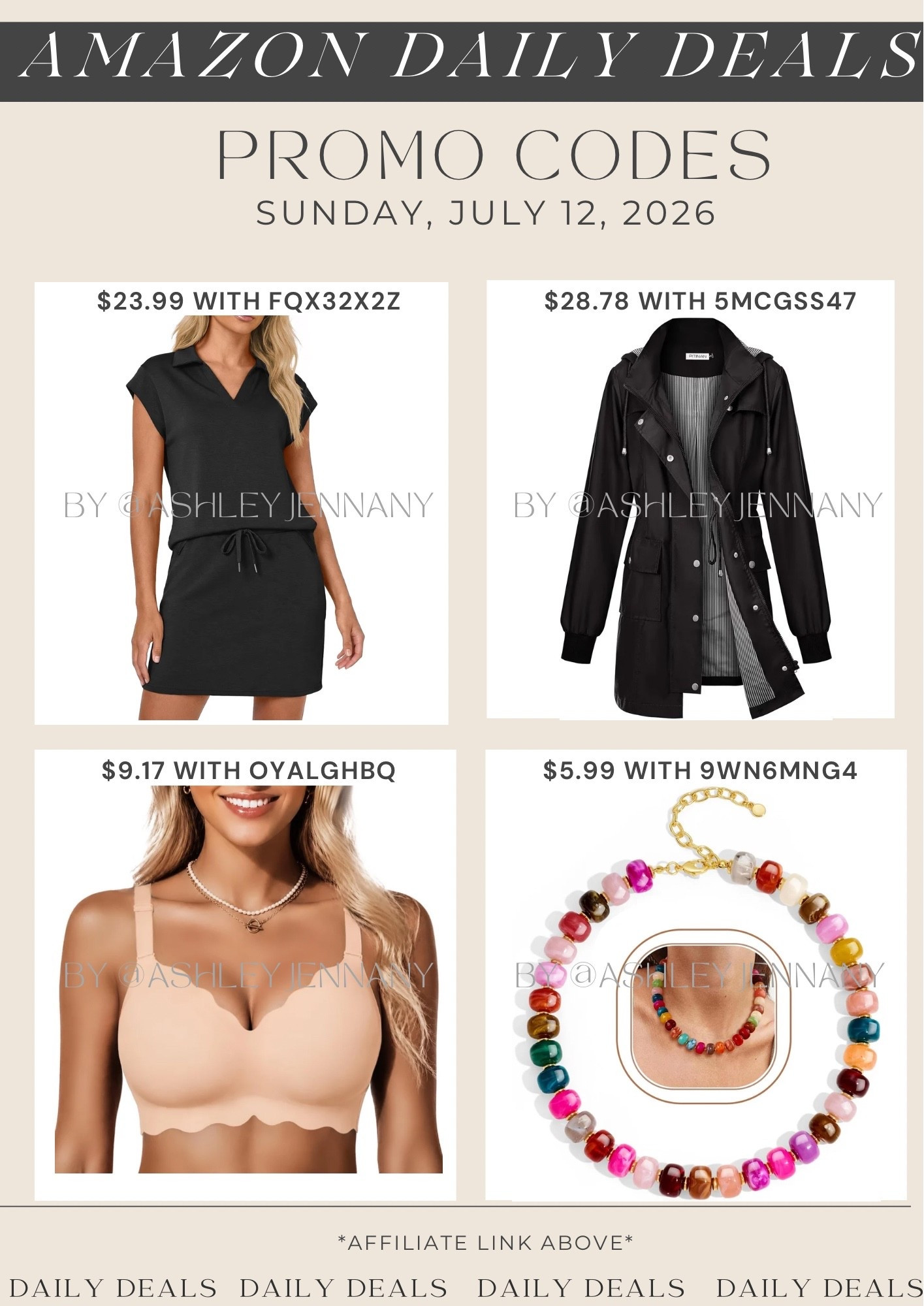 Amazon deals

#LTKSaleAlert #LTKMidsize #LTKootd