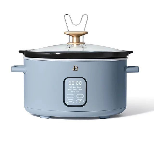 Beautiful 6 Qt Programmable Slow Cooker, Cornflower Blue by Drew Barrymore | Walmart (US)